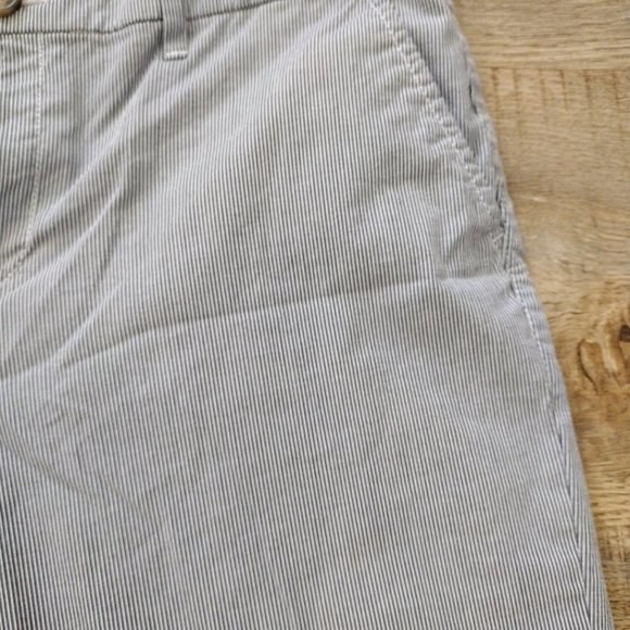 TOMMY Hilfiger blue & white striped Hampton slim straight leg pants Sz 12 - Picture 4 of 8